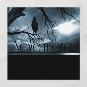 Raven - Nevermore Sunbeams & Tree Blue Kaart