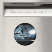 Raven - Nevermore Sunbeams & Tree Blue Magneet (Insitu (Vaatwasser))