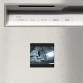 Raven - Nevermore Sunbeams & Tree Blue Magneet (Insitu (Vaatwasser))