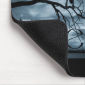 Raven - Nevermore Sunbeams & Tree Blue Muismat (Hoek)