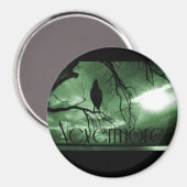 Raven - Nevermore Sunbeams Tree - Groen Magneet (Voorkant / Achterkant)