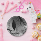 Raven - Nevermore Sunbeams Tree Papieren Bordje (Feest)