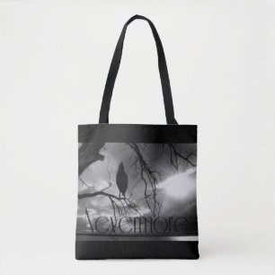 Raven - Nevermore Sunbeams Tree Tote Bag
