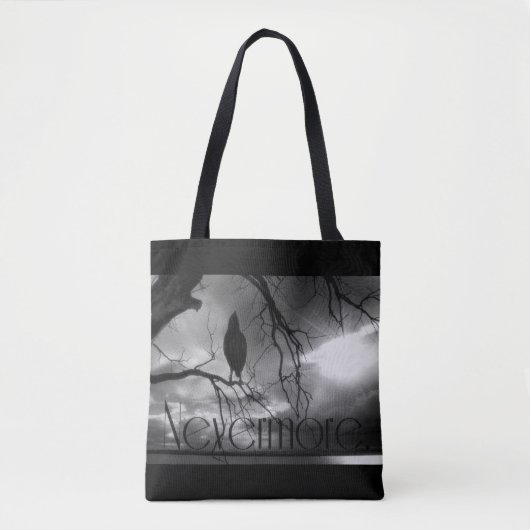 Raven - Nevermore Sunbeams Tree Tote Bag (Voorkant)