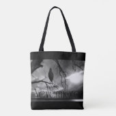 Raven - Nevermore Sunbeams Tree Tote Bag (Achterkant)