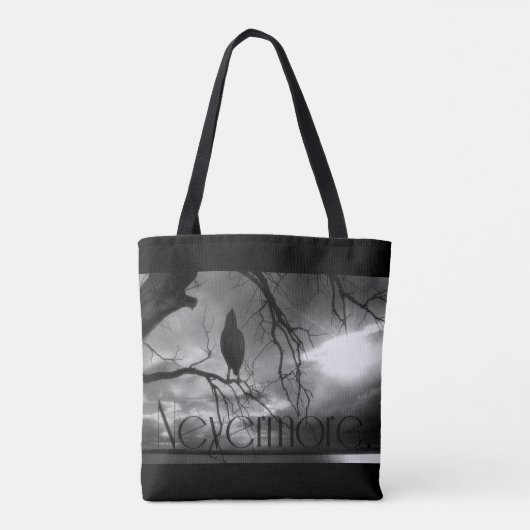 Raven - Nevermore Sunbeams Tree Tote Bag (Achterkant)