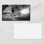 Raven - Nevermore Sunbeams Tree Visitekaartje (Voorkant / Achterkant)
