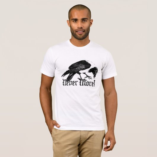 Raven Nooit Meer T-shirt (Voorkant volledig)