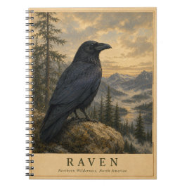 Raven Northern Wilderness VINTAGE Notitieboek