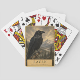 Raven Northern Wilderness VINTAGE Pokerkaarten