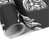 Raven Occult Medieval Plague Doctor Cadeaupapier (Rol Hoek)