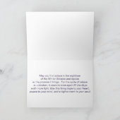 Raven of Crow Moon Winter Solstice Blessings Kaart (Binnen)