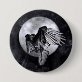 Raven of Crow Ronde Button 7,6 Cm (Voorkant)