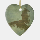 Raven of Poe's Poetry Keramisch Ornament (Rechts)