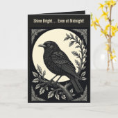 Raven of the Moonlit Crest Kaart (Gele Bloem)