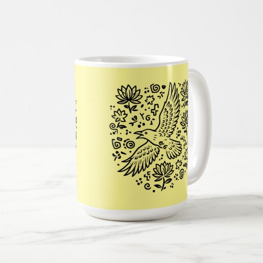 Raven of Transformation Koffiemok (Voorkant rechts)