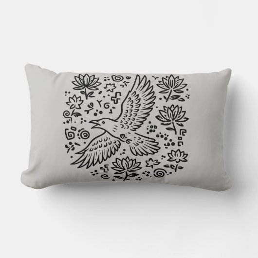 Raven of Transformation Kussen (Voorkant)