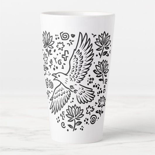 Raven of Transformation Latte Mok (Voorkant)