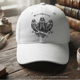 Raven Oordelende Dark Academia Grappig Sarcasme Trucker Pet