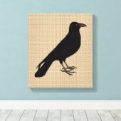 Raven op Canvas (Insitu (Houten vloer))