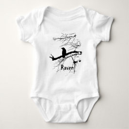 Raven op de Bodysuit Baby