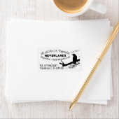 Raven op de boom etiket (Insitu)