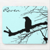 Raven op de boom muismat (Voorkant)