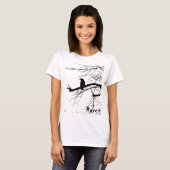 Raven op de boom t-shirt (Voorkant volledig)