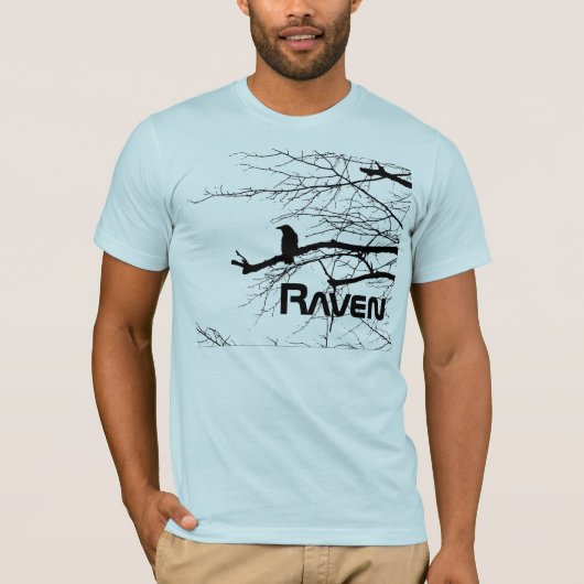 Raven op de boom t-shirt (Voorkant)