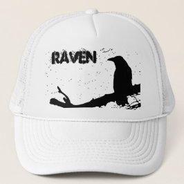 Raven op de boomkar Trucker Hat Pet