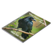 Raven op een boomtak notitieboek (Linkerzijde)