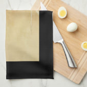 Raven op een boomtak winterse  illustratie theedoek (Quarter Fold)