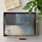 Raven op een grafsteen tissuepapier (Geschenk)