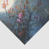 Raven op een grafsteen tissuepapier (Detail)