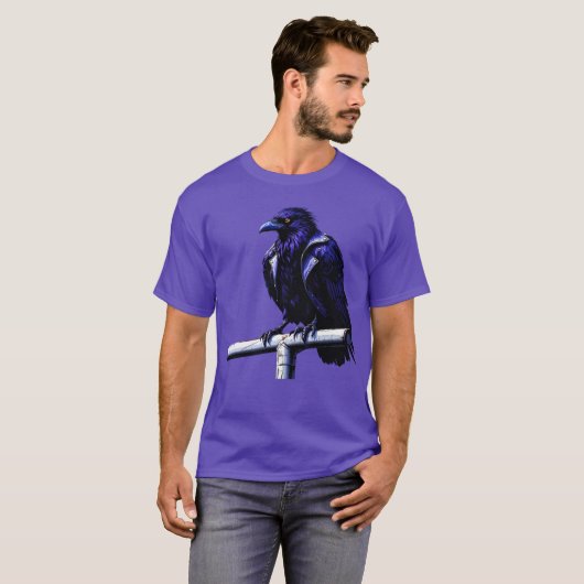 Raven op het doel: de felste blik van Baltimore T-shirt (Voorkant volledig)