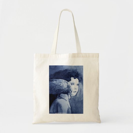 Raven op mijn schouder tote bag (Voorkant)