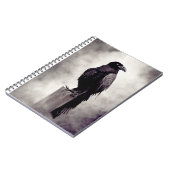 Raven op post notitieboek (Linkerzijde)