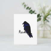 Raven op Raven Briefkaart (Staand voorkant)