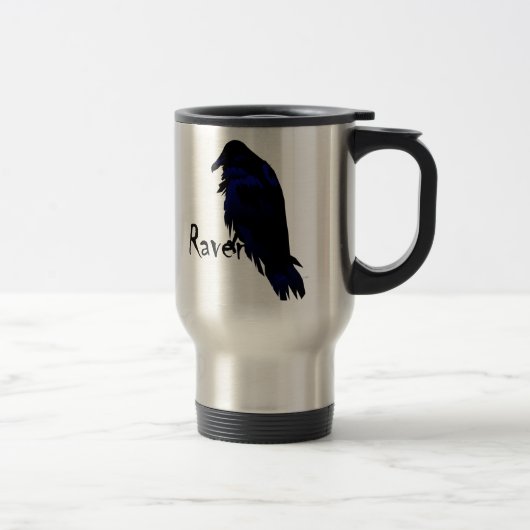 Raven op Raven Reisbeker (Rechts)
