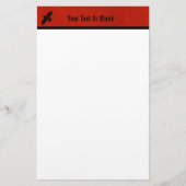 Raven op rood briefpapier (Voorkant)