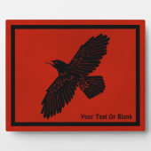 Raven op rood fotoplaat (Voorkant)