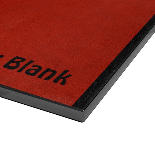 Raven op rood snijplank (Hoek)