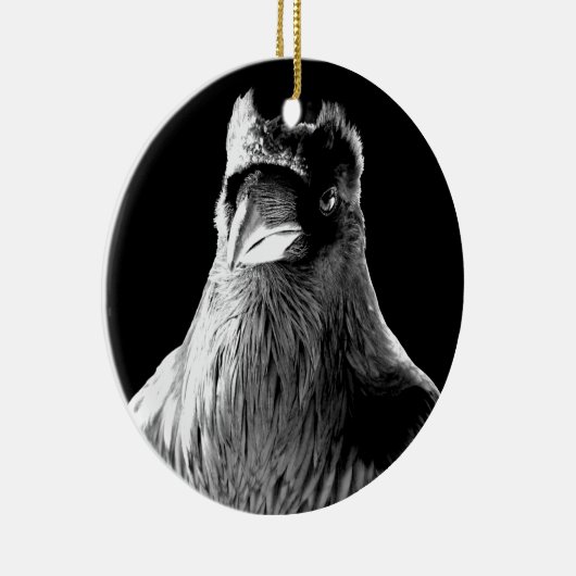 Raven Ornament Personalized Raven Decoration Gift (Rechts)