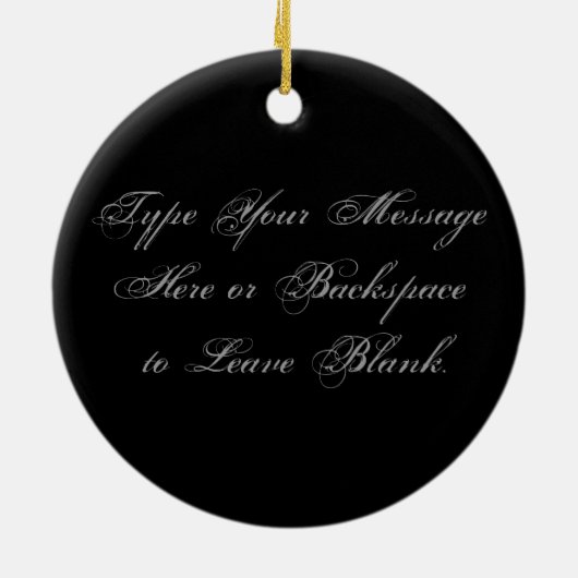 Raven Ornament Personalized Raven Decoration Gift (Achterkant)