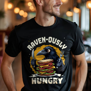 Raven-ously Hungry Funny T-shirt