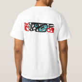 Raven - Pacific Northwest Coast Native Style T-shirt (Achterkant)