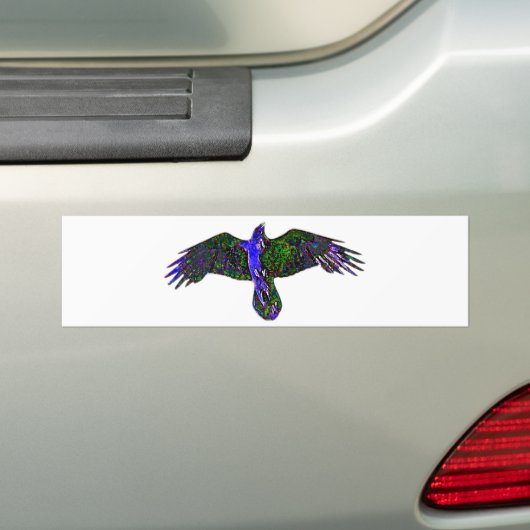 Raven Paint Bumpersticker (Op auto)