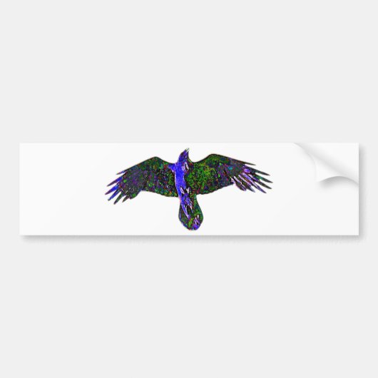 Raven Paint Bumpersticker (Voorkant)