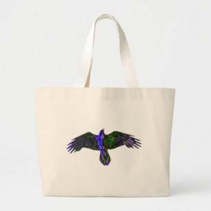 Raven Paint Grote Tote Bag