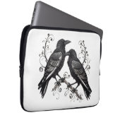 Raven Pair on a Vine Electronics Laptop Bag Laptop Sleeve (Voorkant Rechts)